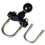 RAM Mount Large Zinc and Steel U-Bolt Base with 1 inch Ball (RAM-B-231LZ)