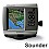 Garmin GPSMAP 430s Sounder with Dual Beam Transducer (010-00516-30)