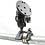 RAM Mount Strap Rail Base with Short Arm Round Assembly