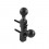 RAM Mount Motorcycle Handle Base with Double 1 inch Ball #1