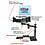 RAM Mount Ford F150 Dual Arm Laptop Vehicle No Riser Mount