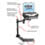 RAM Mount Chevrolet Ford and GMC Dual Arm Laptop Vehicle Mount