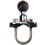RAM Mount Chrome Stainless Steel U-Bolt Base with 1 inch Ball