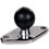 RAM Mount Chrome Diamond Plate with 1 inch Ball