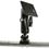 RAM Mount Monitor Display Plate on Small Dual U-Bolt Rail Base