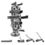 RAM Mount Universal Finger Cradle on Screw Down Plate Mount
