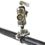 RAM Mount Chrome Rail Base with Short Arm Diamond Assembly