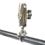 RAM Mount Chrome Rail Base with Open Socket Arm
