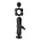 RAM Mount Dual Ball Pipe Base Round Plate Mount RAM-147U