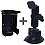 RAM Mount iPaq PDA Suction Mount RAM-B-166-CO2U