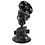 RAM Mount Locking Suction Cup Short Mount with Round Plate
