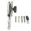 RAM Mount Chrome Motorcycle Base with Standard Open 1in Socket