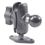 RAM Mount Short Arm with Side 1 inch Ball and Diamond Plate