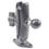 RAM Mount Standard Arm with Side 1 inch Ball and Diamond Plate