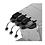 RAM Mount Console Triple Mic Clip 90 RAM-VC-MC3