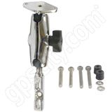 RAM Mount Chrome Motorcycle Base Diamond Plate Assembly