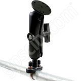 RAM Mount 1.5 inch Ball with 2.5 inch dia Plate and U-Bolt Rail Base