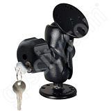 RAM Mount Dual Round Plate Short Lock Mount with 1.5 inch Ball RAM Mount Dual Round Plate Short Lock Mount with 1.5 inch Ball