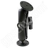 RAM Mount Dual Round Plate Mount with 1.5 inch Ball