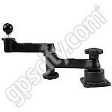 RAM Mount Horizontal Base Dual Swing Arm with 1.5 inch Ball End