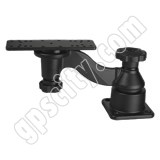 RAM Mount Horizontal Bent Swing Arm with 2x6.25 inch Post Plate