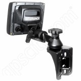 RAM Mount Vertical Straight Swing Arm Lowrance Elite-5 and Mark-5 Marine Mount RAM Mount Vertical Straight Swing Arm Lowrance Elite-5 and Mark-5 Marine Mount
