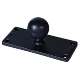 RAM Mount Rectangular 2 x 5 inch Plate with 1.5 inch Ball