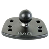 RAM Mount Humminbird Piranha Plate with 1 inch Ball RAM Mount Humminbird Piranha Plate with 1 inch Ball