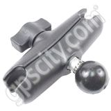 RAM Mount Dual Socket Arm with Side 1 inch dia Ball