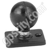 RAM Mount Rectangular 1 x 2 inch Plate with 1 inch Ball
