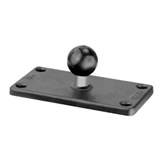 RAM Mount Rectangular 2 x 4 inch Plate on 1 inch Ball