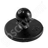 RAM Mount Round No Hole Plate with 1 inch Ball