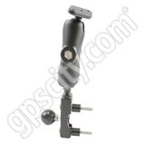 RAM Mount Diamond Plate Dual Motorcycle Mount RAM-B-3092-238