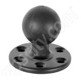RAM Mount 3.68 inch dia Plate with 6 holes and 2.25 inch Ball RAM Mount 3.68 inch dia Plate with 6 holes and 2.25 inch Ball
