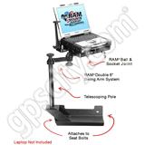 RAM Mount Dodge RAM Dual Arm CF29 and CF30 Riser Laptop Vehicle Mount
