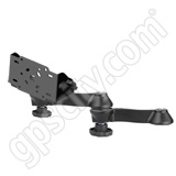 RAM Mount Double Swing Arm with 90 degree Tilt-N-Turn Plate