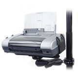 Mounting the RAM Printer Cradles with a Vehicle Laptop Mount - Click for larger view