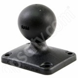 RAM Mount 250 BULK PACK Plastic 2x2.5 inch Plate 1.5 inch Ball