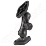 RAM Mount Plastic Short Dual Diamond Plate Grip-Lock Assembly RAP-B-102-2U