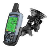 NPI RAM Garmin GPSMAP 60C and Astro Pivot Suction Cup Mount