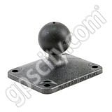 RAM Mount Plastic Plate 2 x 2.5 inches with 1 inch Ball RAM Mount Plastic Plate 2 x 2.5 inches with 1 inch Ball
