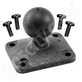 RAM Mount Plastic AMPS Plate with Roadmate Hardware