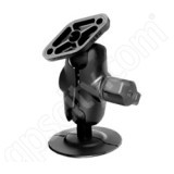 RAM Mount Round Flex Adhesive Base Short with Cradle Plate RAP-B-378-A-238U