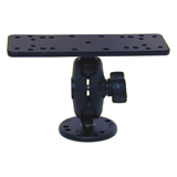 RAM Mount Marine Plate Screw Down Short Mount 1.0 inch Ball