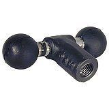 RAM Mount 0.25 inch NPT Thread with Double 1 inch Ball RAM Mount 0.25 inch NPT Thread with Double 1 inch Ball