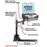 RAM Mount Chevrolet Impala Dual Arm Laptop Vehicle Mount