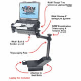 RAM Mount Ford Ranger Dual Arm Laptop Vehicle Mount