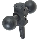 RAM Mount Double 1.5 inch Ball with 0.65 inch Post RAM Mount Double 1.5 inch Ball with 0.65 inch Post