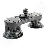 RAM Mount Dual Suction Mount Base with Ball RAM-B-224-333U RAM Mount Dual Suction Mount Base with Ball RAM-B-224-333U