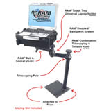 RAM Mount Universal Laptop Vehicle Mount RAM-VBD-125-SW1